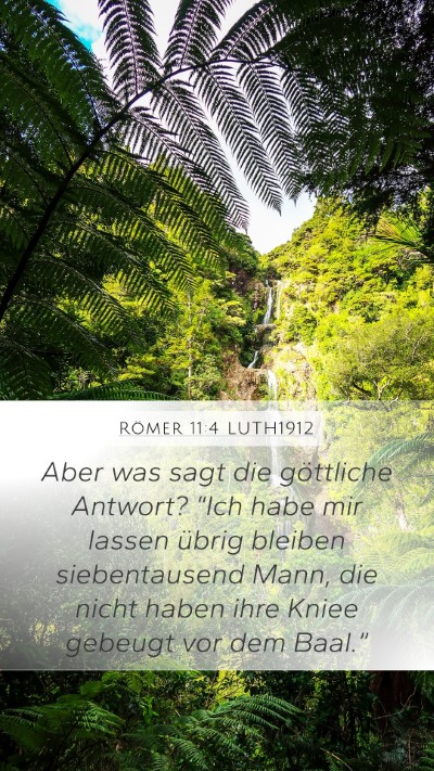Römer 11:4 LUTH1912 Bible Verse Image