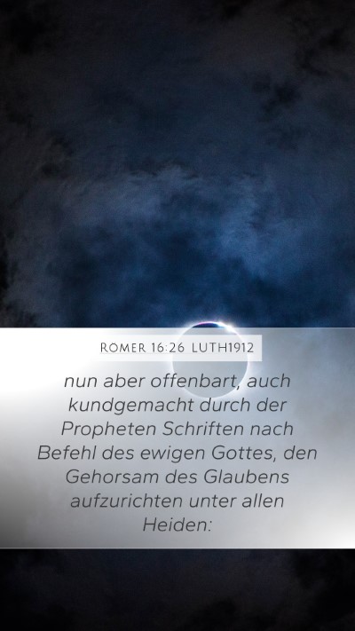 Römer 16:26 LUTH1912 Bible Verse Image