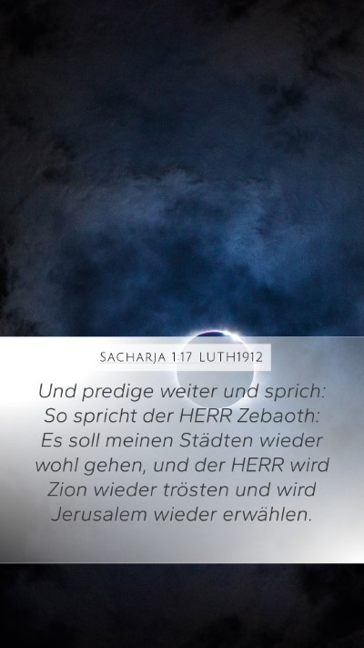 Sacharja 1:17 LUTH1912 Bible Verse Image