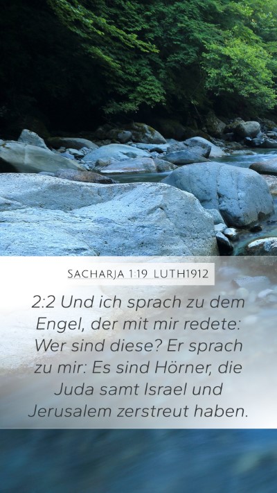 Sacharja 1:19 LUTH1912 Bible Verse Image