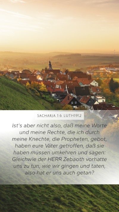 Sacharja 1:6 LUTH1912 Bible Verse Image