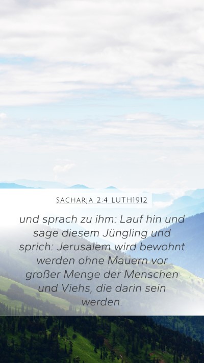 Sacharja 2:4 LUTH1912 Bible Verse Image