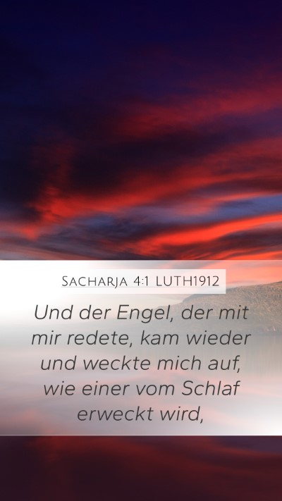 Sacharja 4:1 LUTH1912 Bible Verse Image