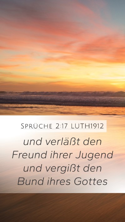 Sprüche 2:17 LUTH1912 Bible Verse Image
