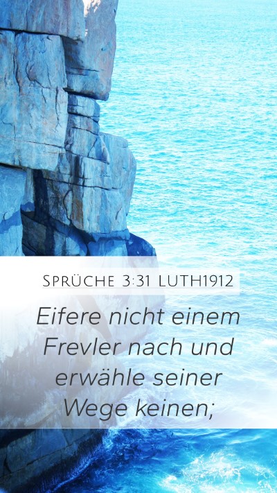 Sprüche 3:31 LUTH1912 Bible Verse Image