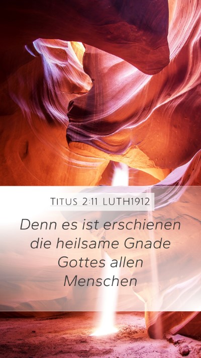 Titus 2:11 LUTH1912 Bible Verse Image