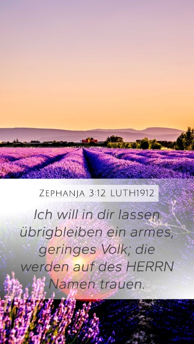 Zephanja 3:12 LUTH1912 Bible Verse Image